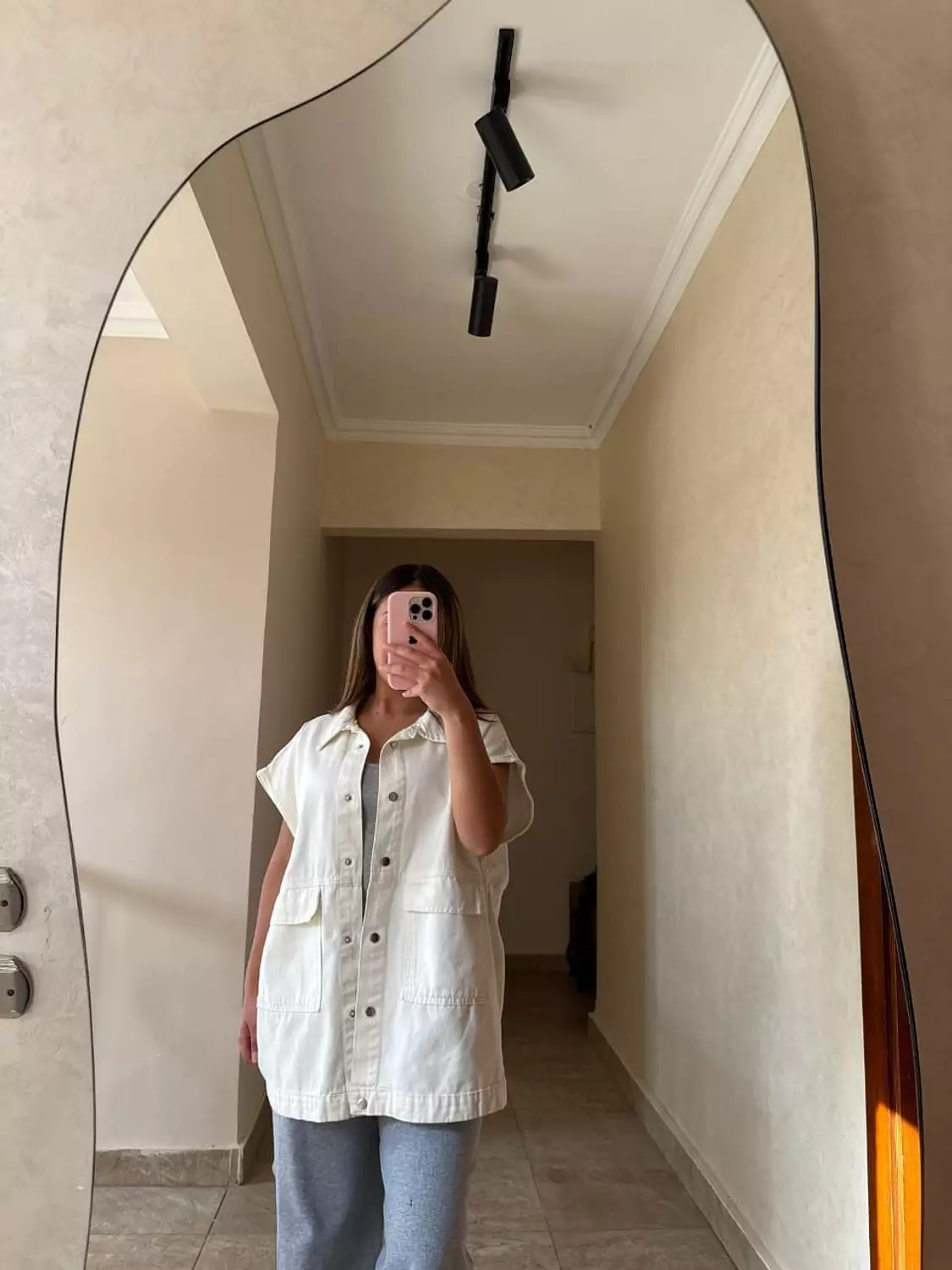 Long Gabardine Vest image