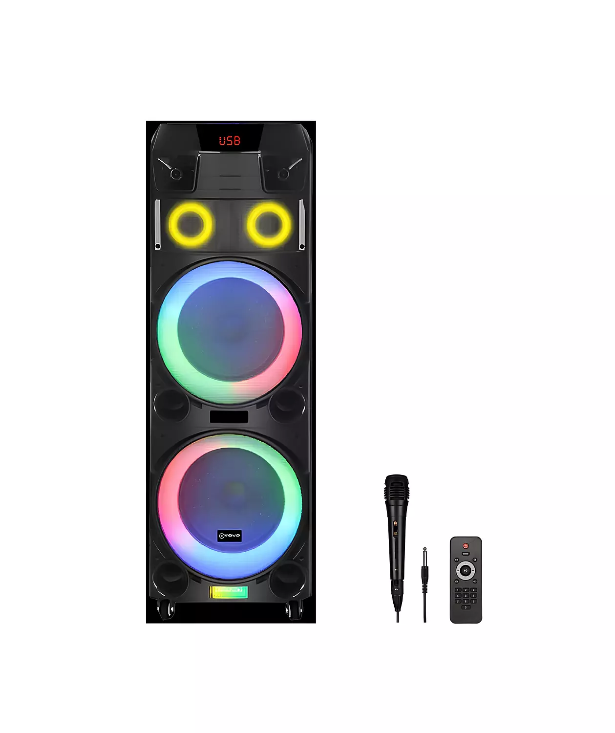 Vovo V-1190 80W Double 10-inch Party Speaker image
