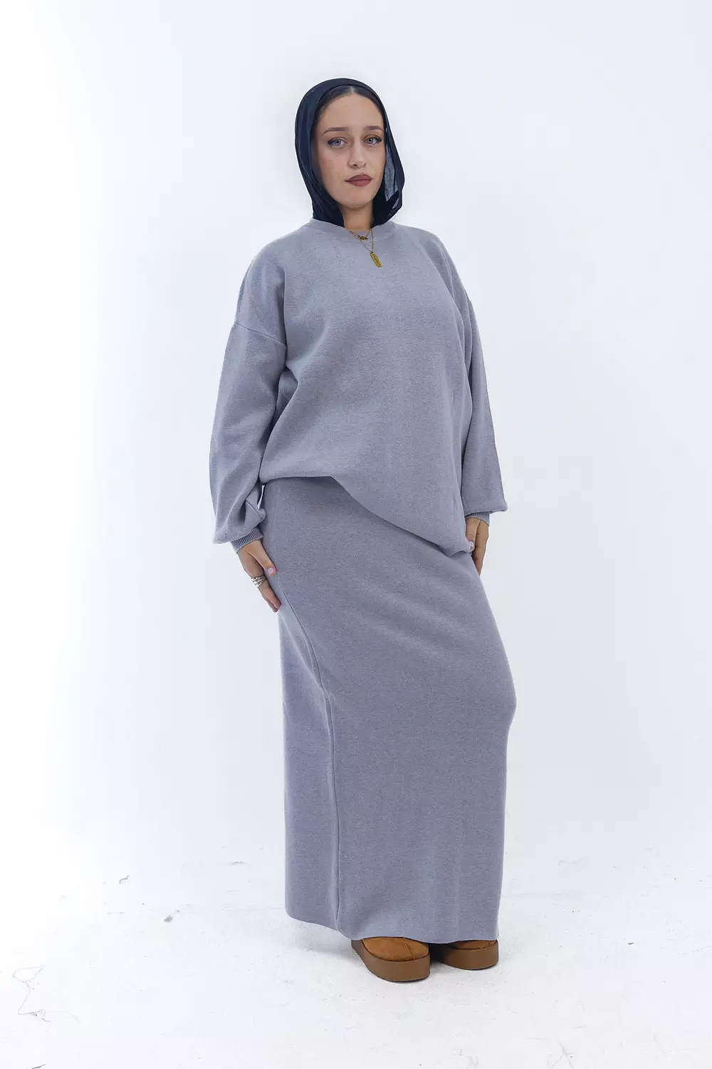 Knitted Skirt Set 21