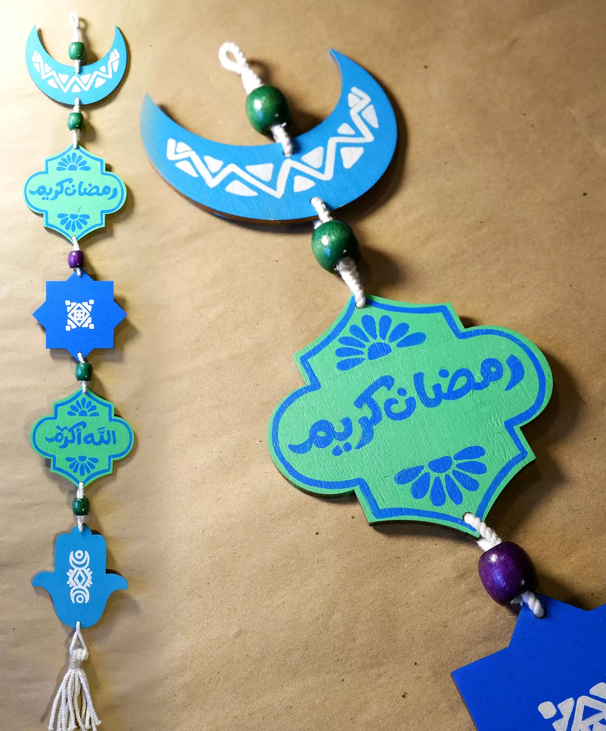 Ramadan hanger - flower blue image