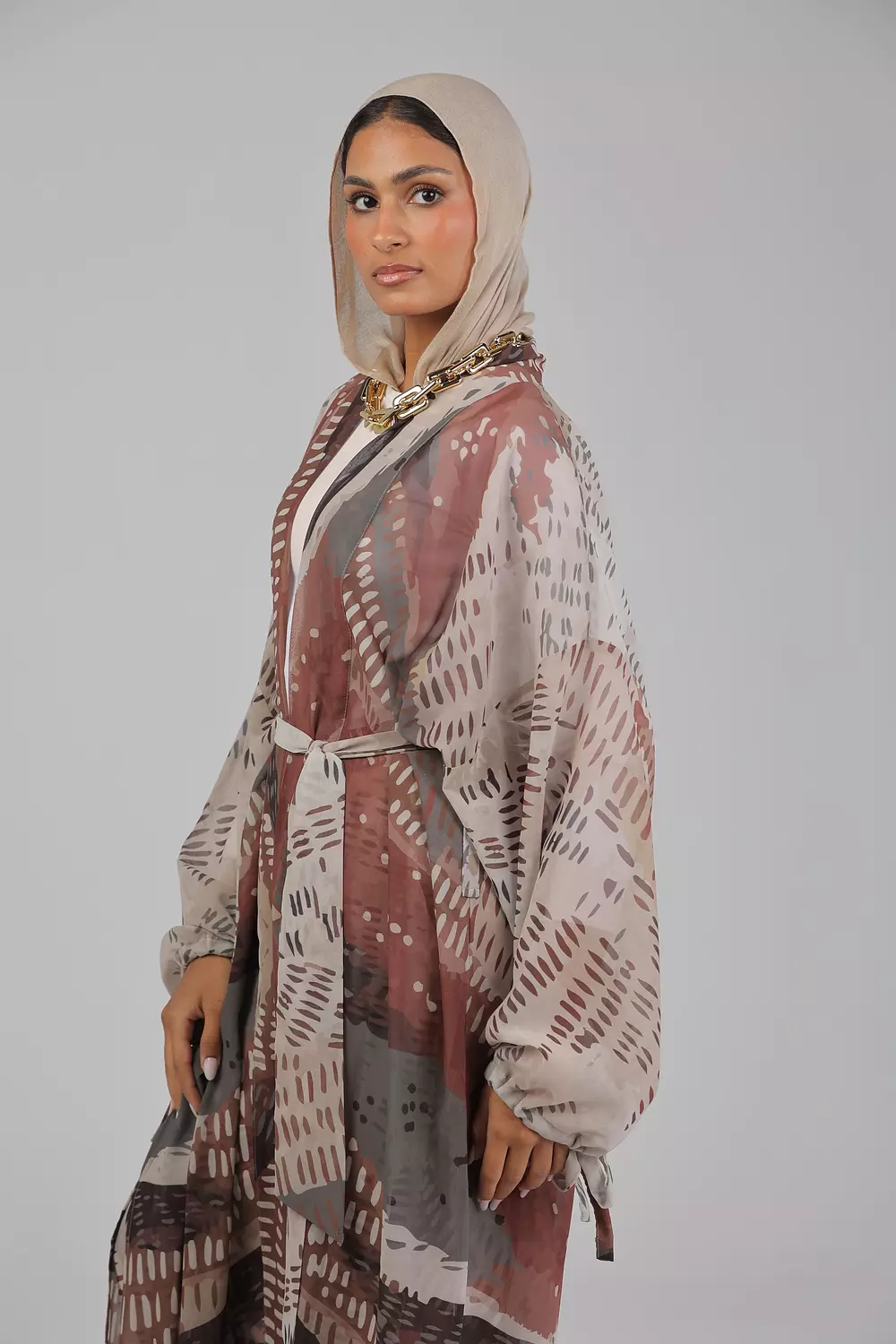 Earthtones Kimono 2