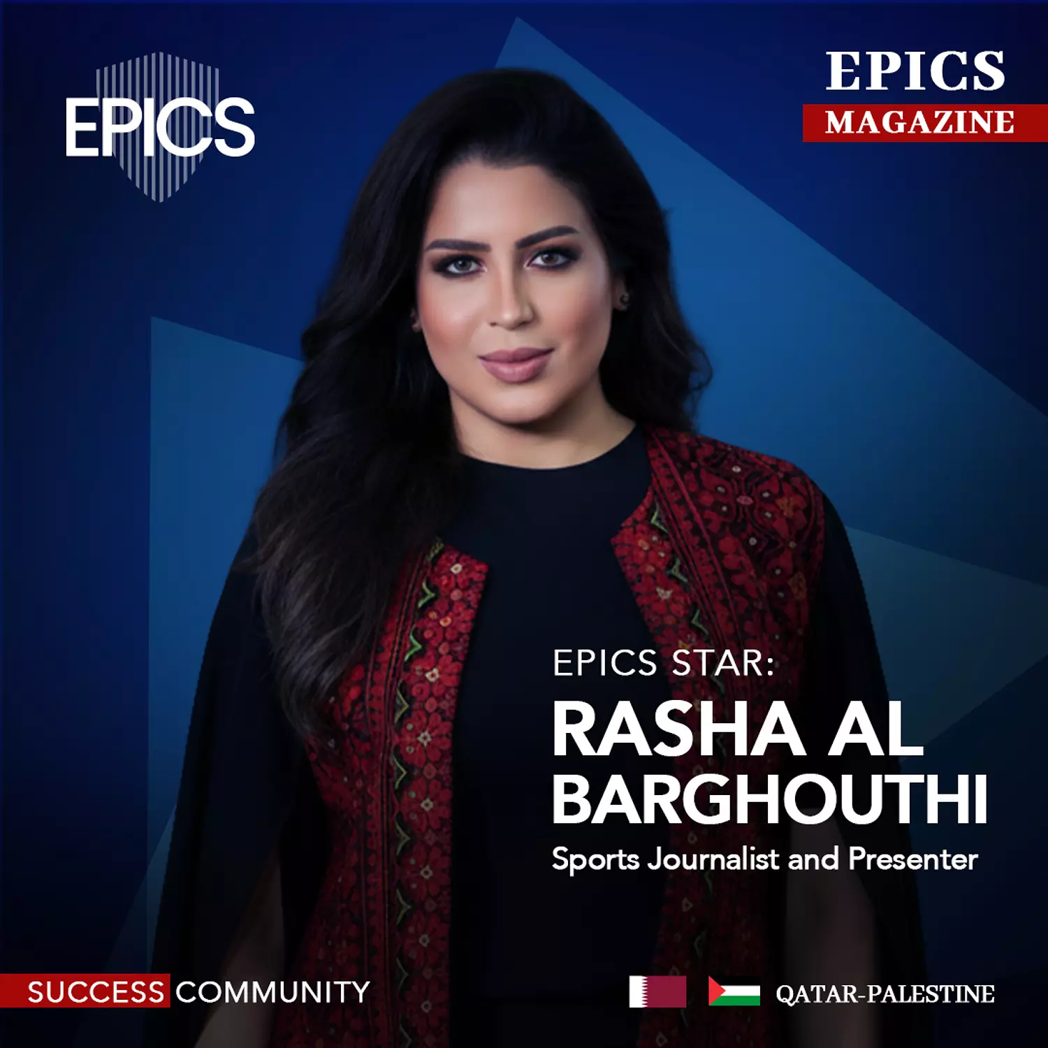 🎖️🌐Rasha Al Barghouthi,(Story)_ Sports Journalist and Presenter.