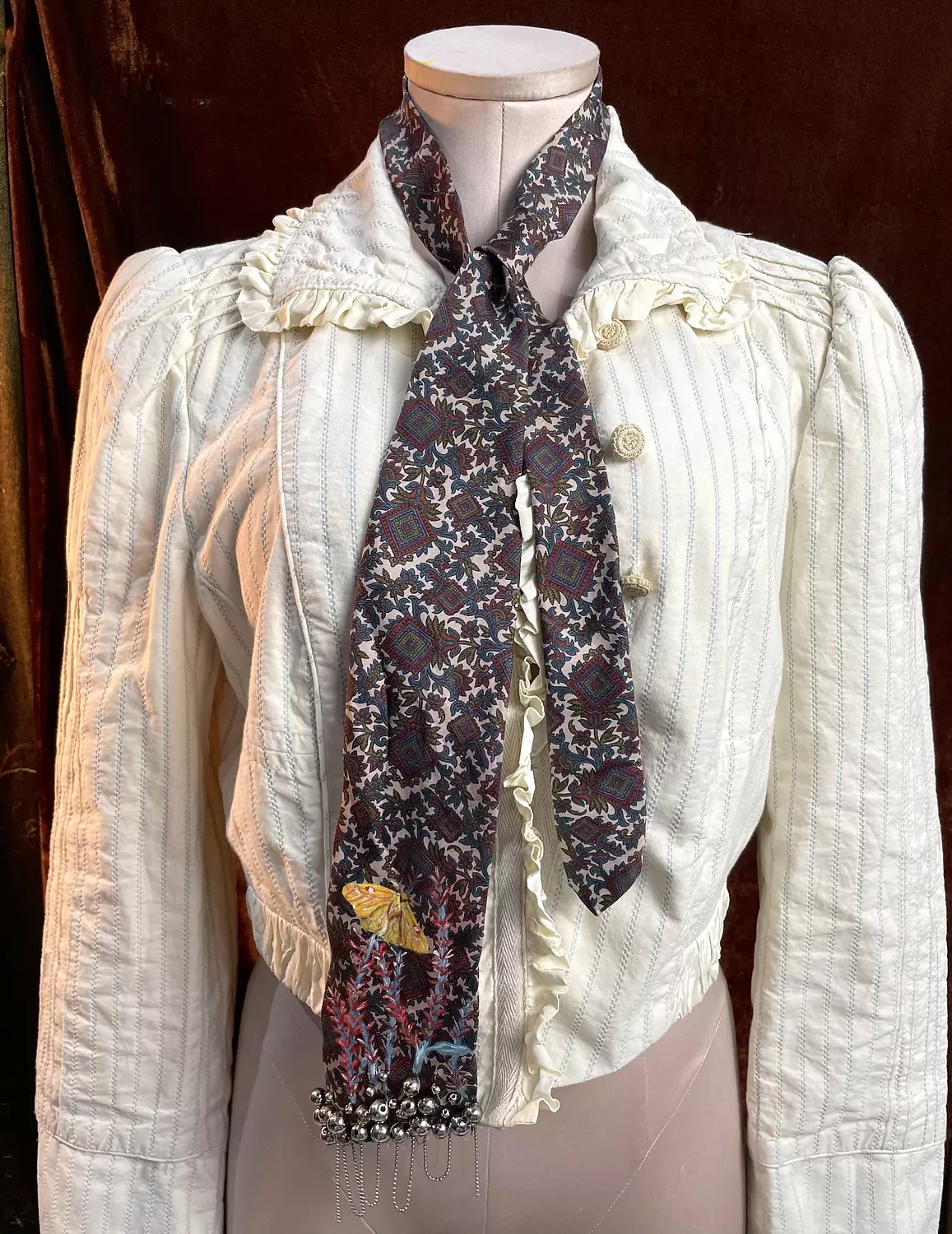 “Yellow butterfly “ cravat  3