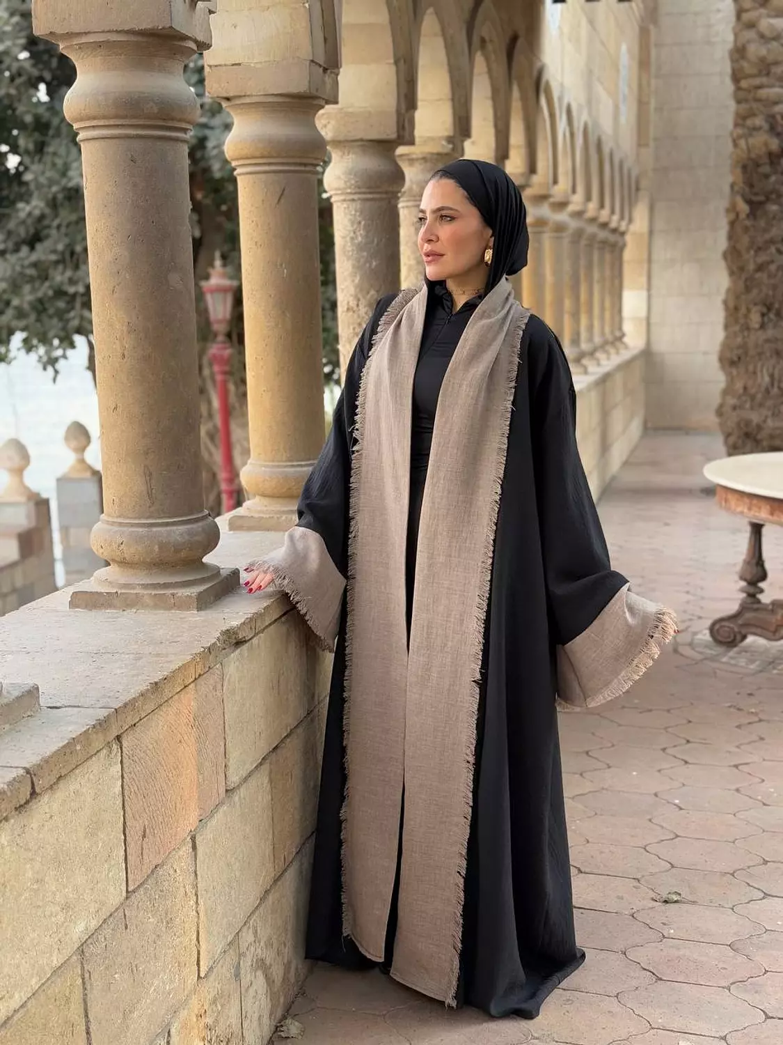 Basic Black Kaftan  1