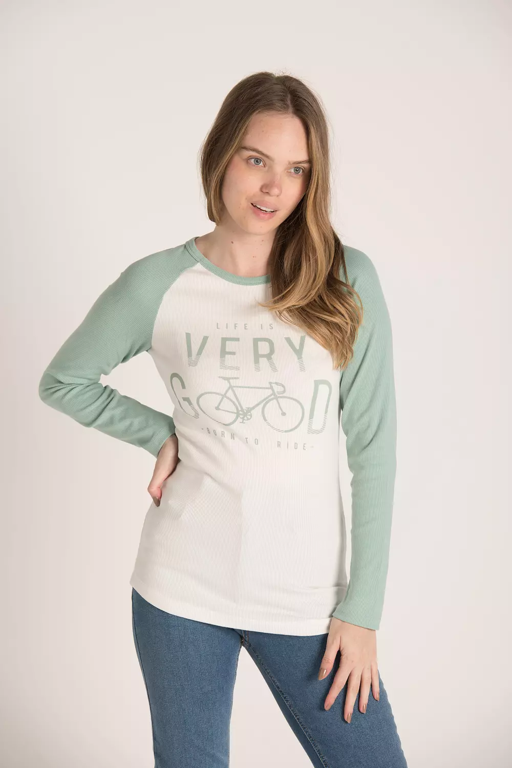 LONG SLEEVE  PRINTED TEE 3