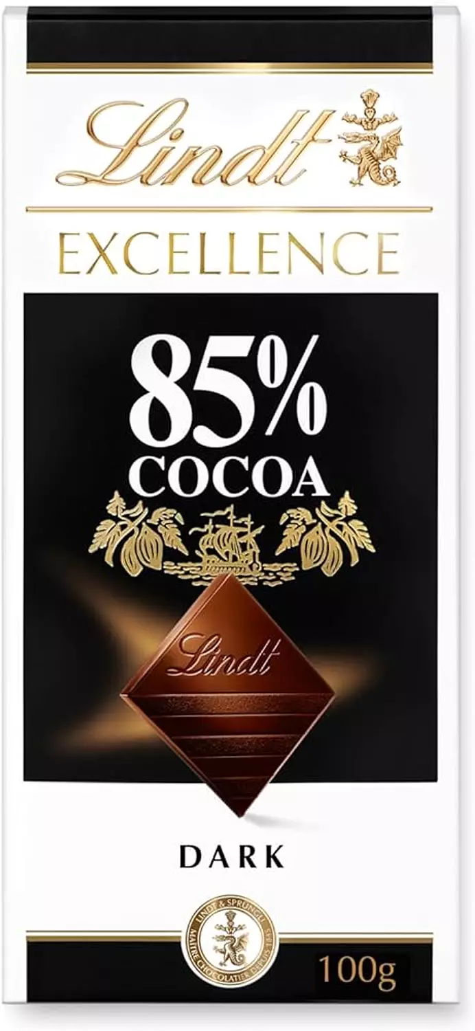 Lindt Excellence 85% Cocoa Dark Chocolate 100g hover image