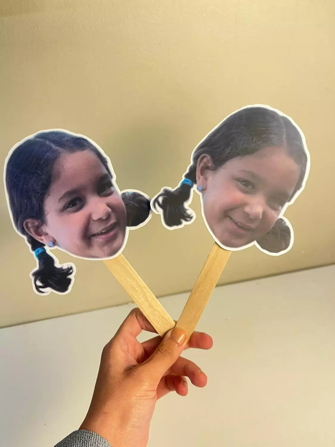 Face Shaped Paper Fan 2