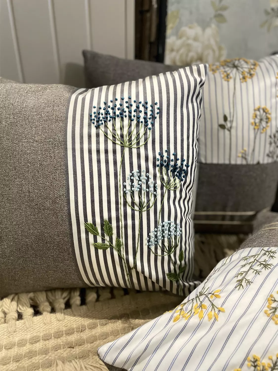 Spring Flowers cushion  4