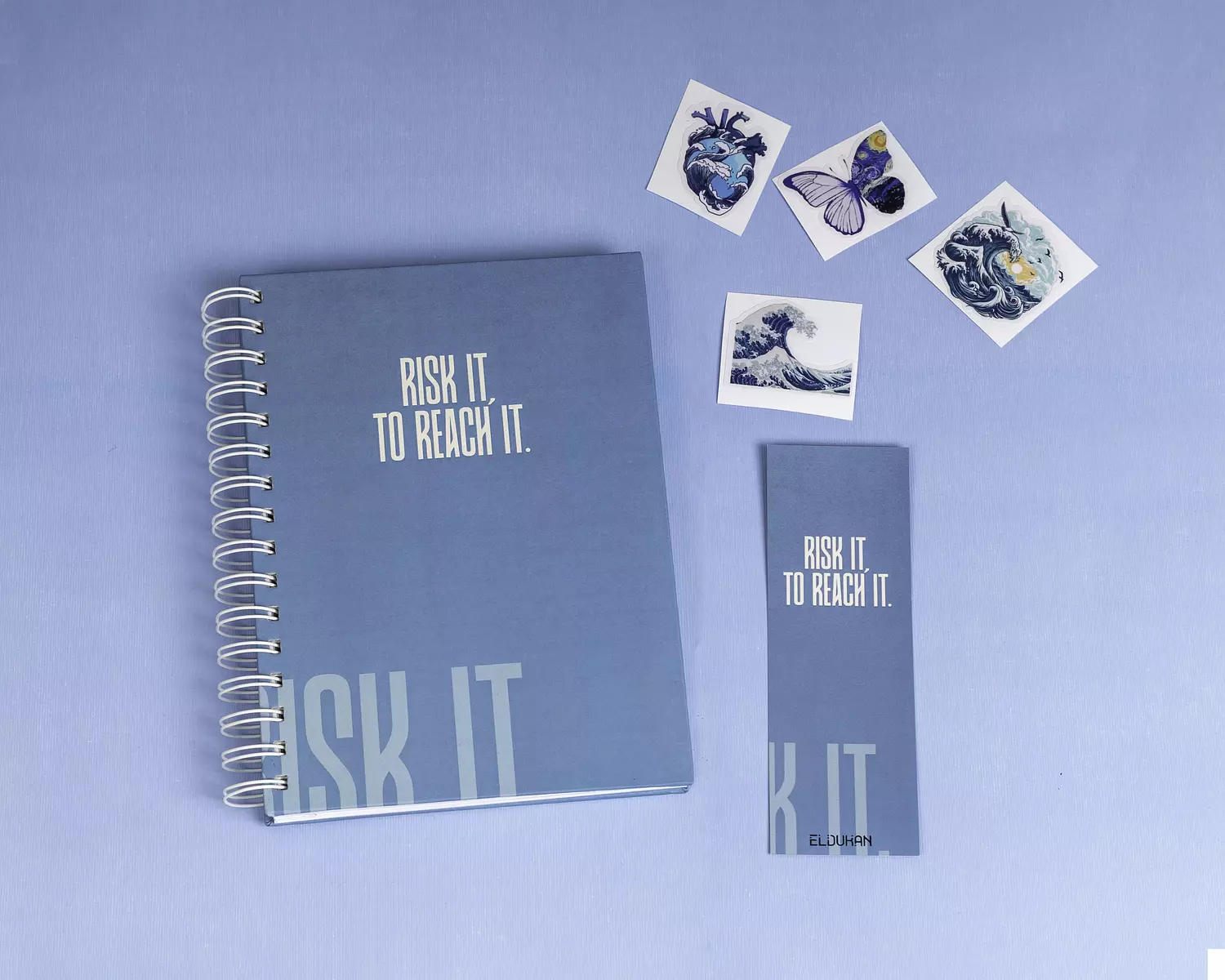 Risk it to reach it notebook package image