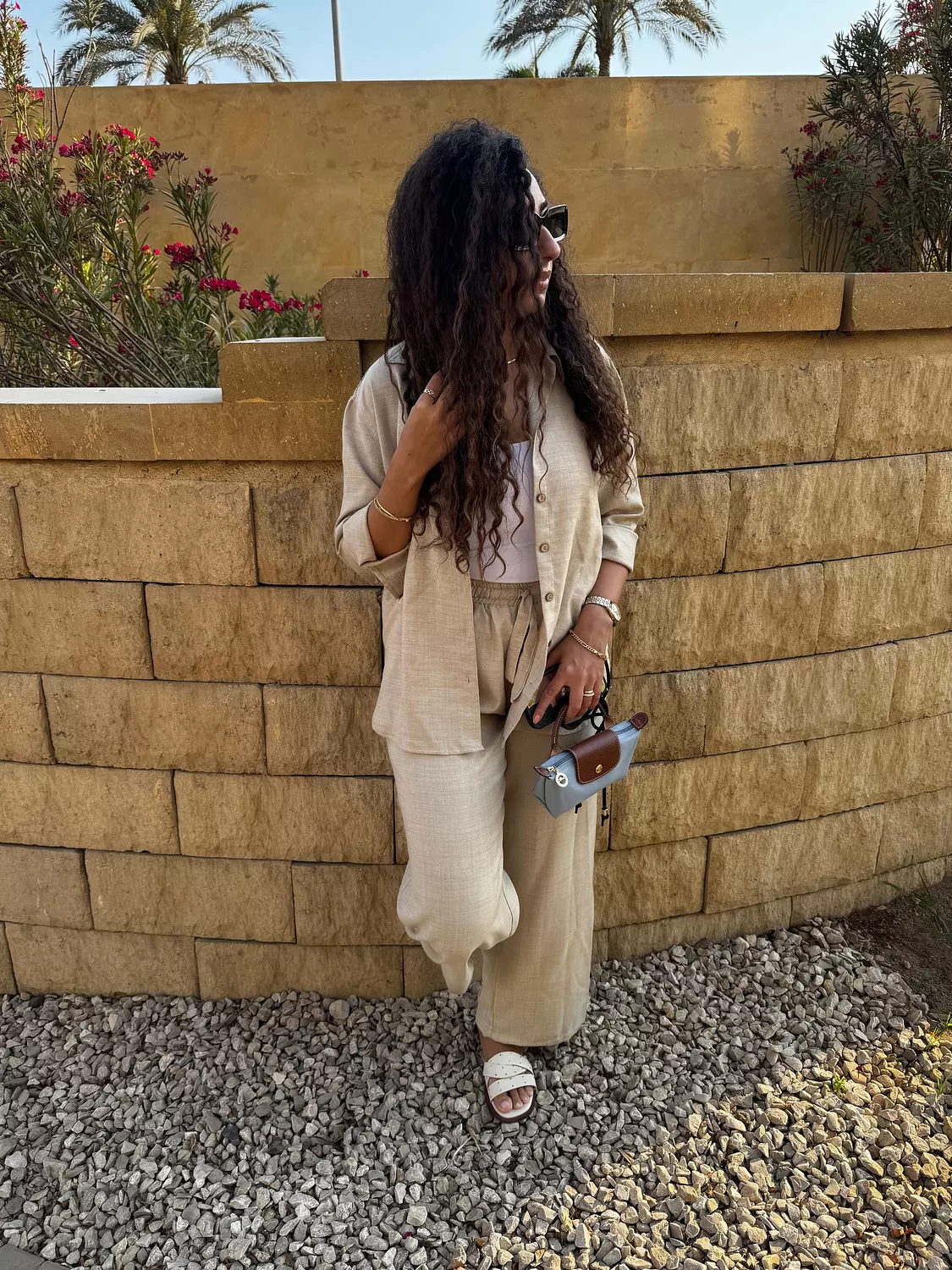 Linen Olive Green Set 3