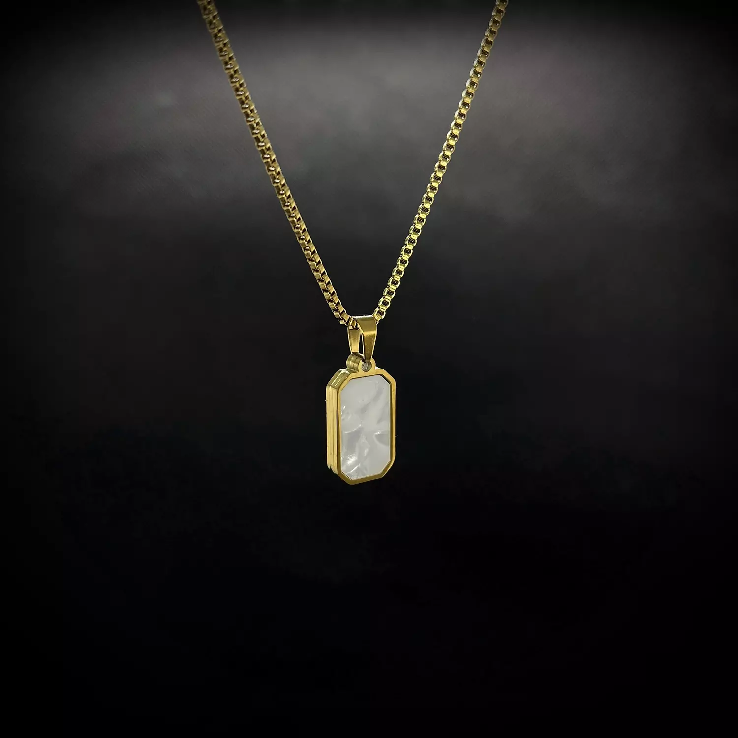 Double-Face Stone Necklace 3