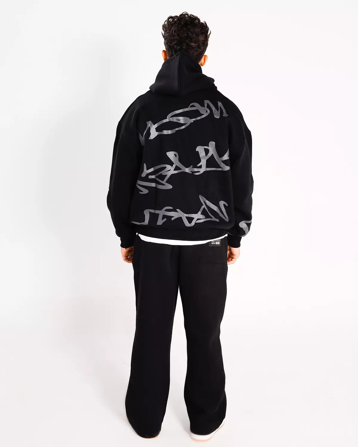 Midnight Drift Black Hoodie hover image