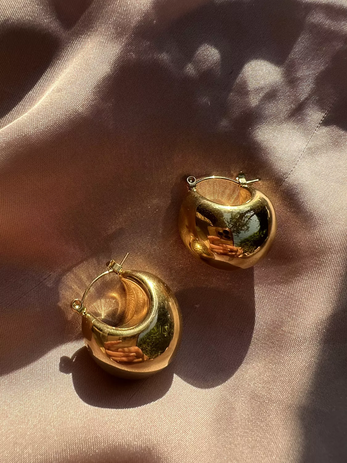 Chunky Hoops - Stainless steel  image