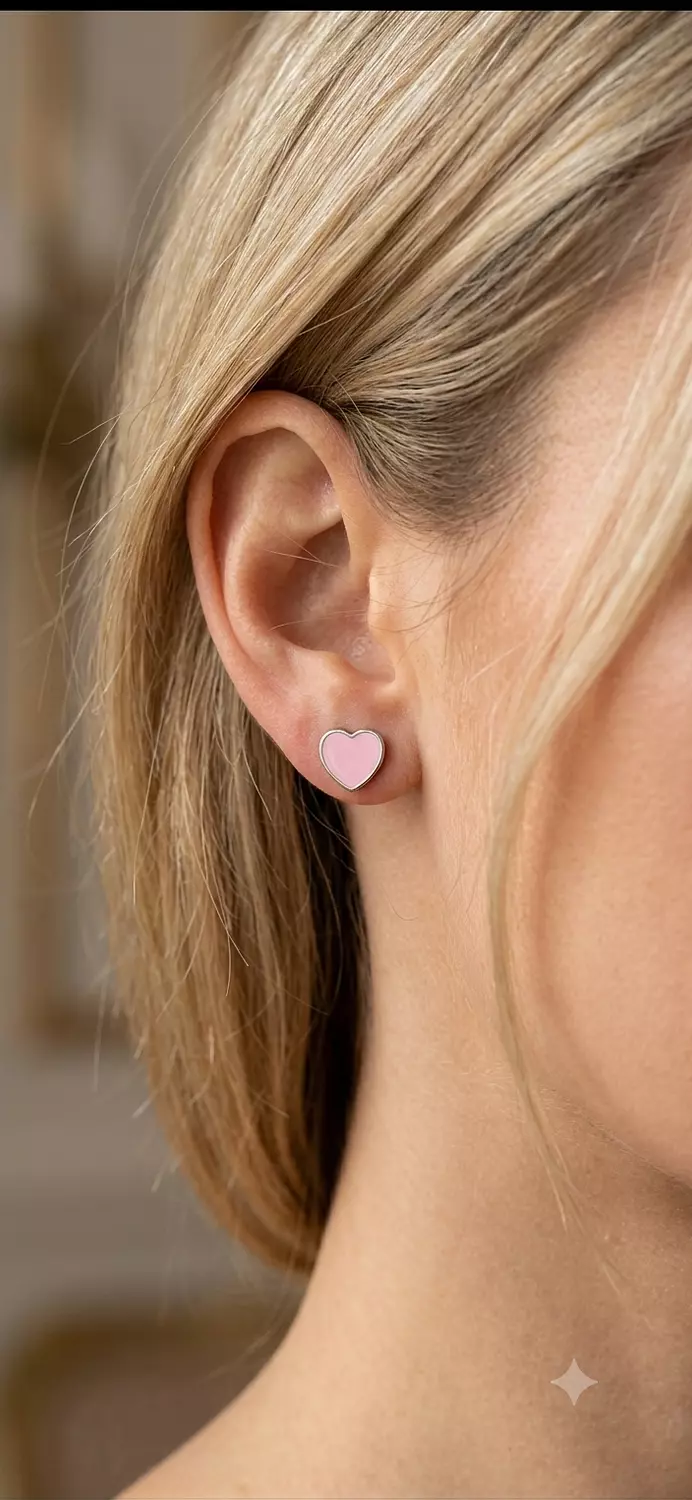 Rose Heart earrings image