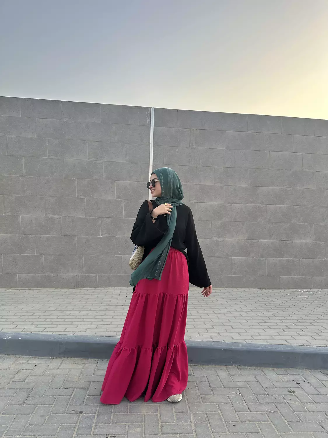 Nabeela Skirt - Hot Pink 3