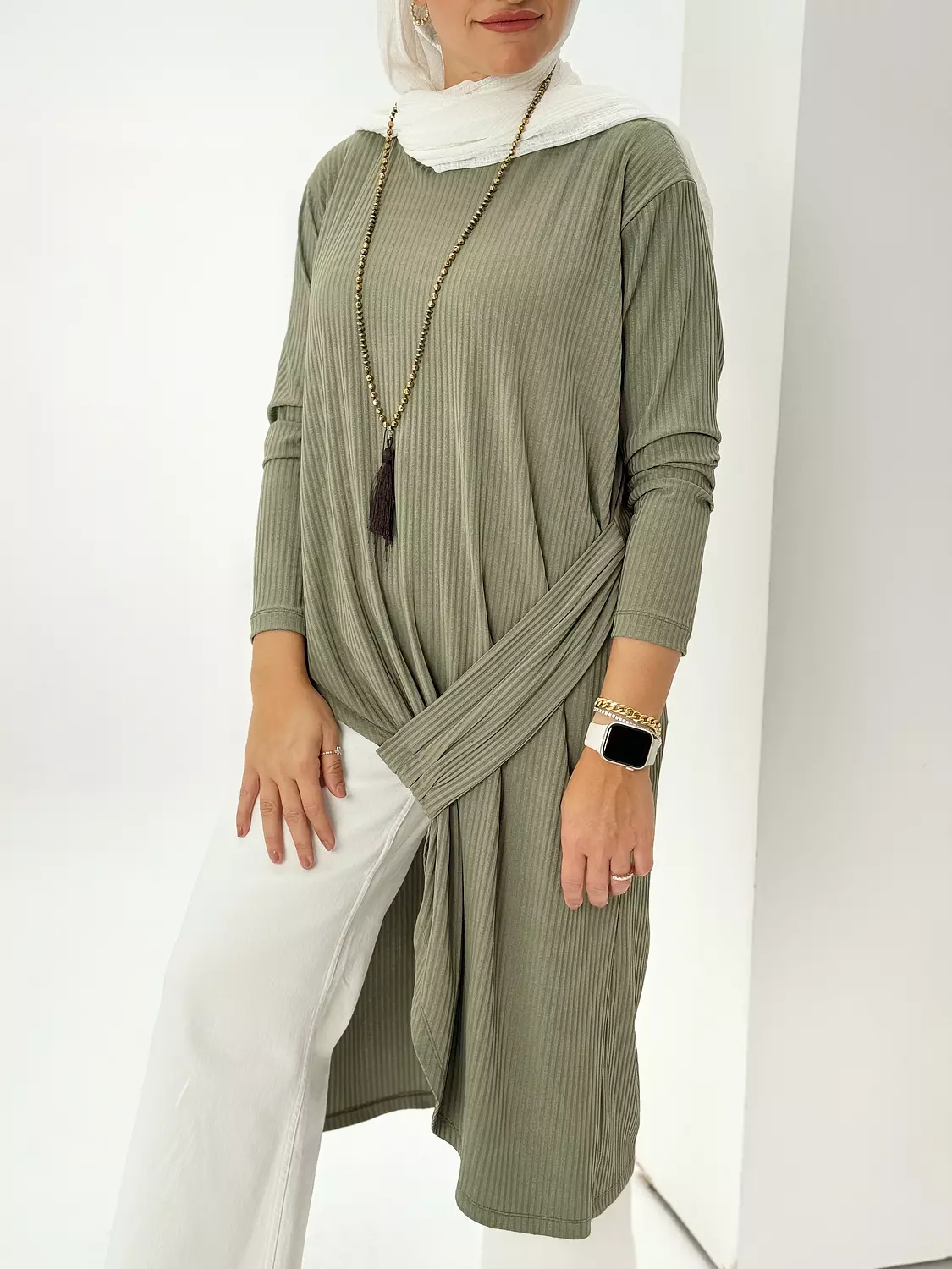 LUNA Top in olive 1