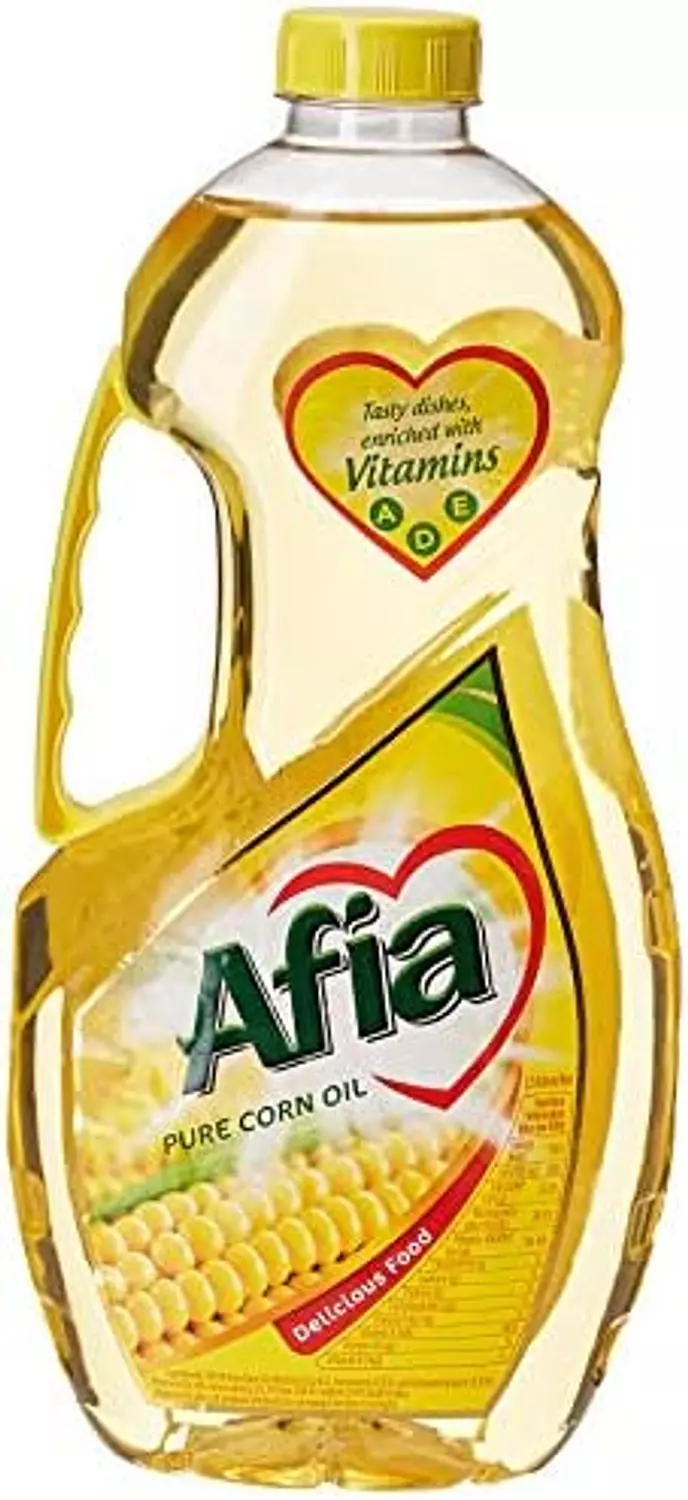 Afia Pure Corn Oil Enriched with Vitamins A D & E Bottle 1.5L image
