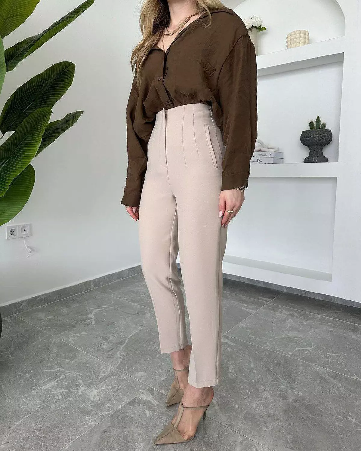 Formal pants with front pleats  2