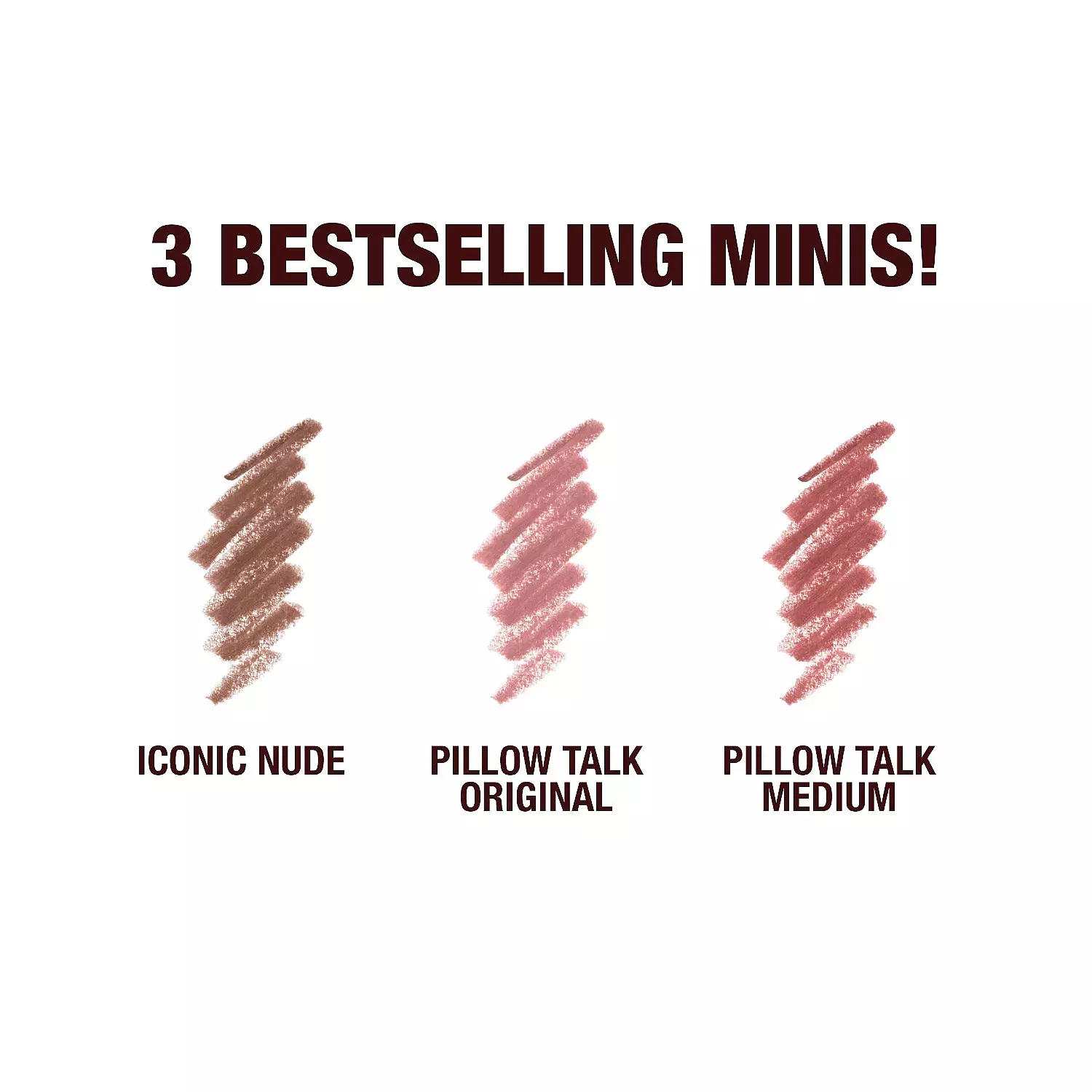 Charlotte Tilbury Mini Iconic Lip Cheat Lip Liner Trio 2