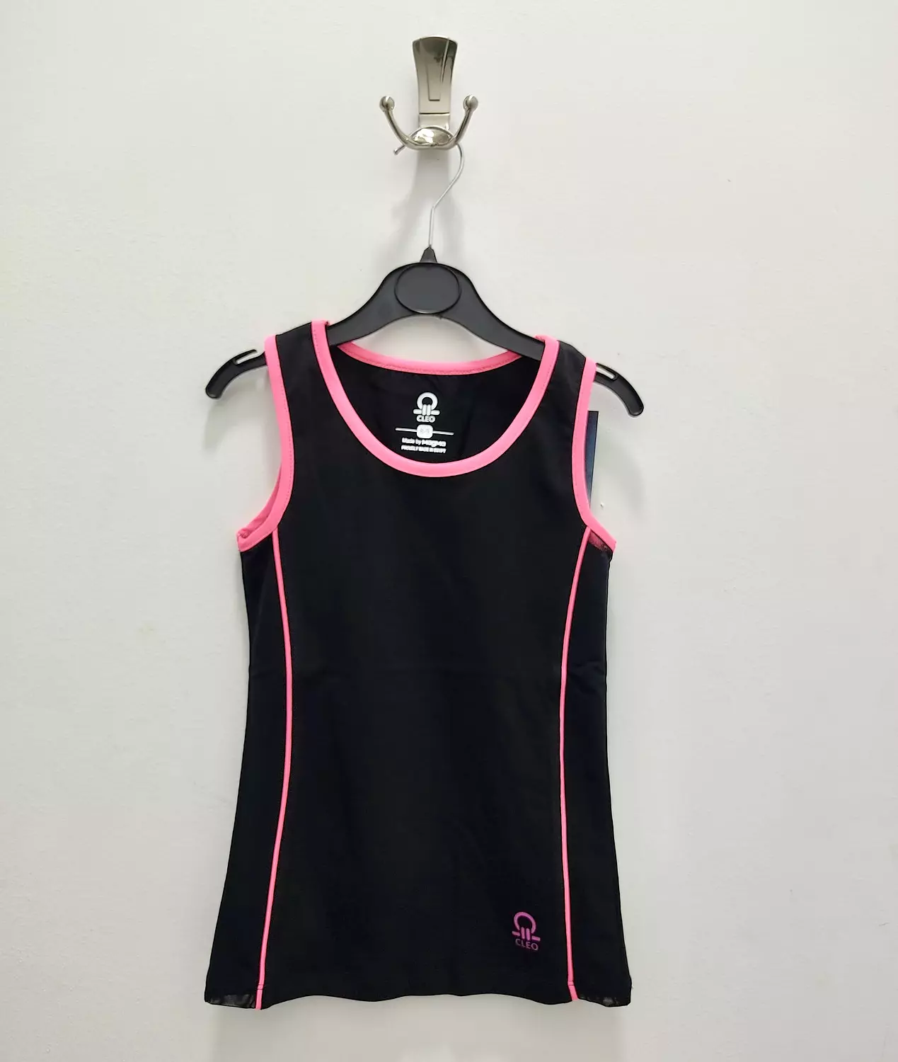 CLEO - Long Tank Top with side mesh 1