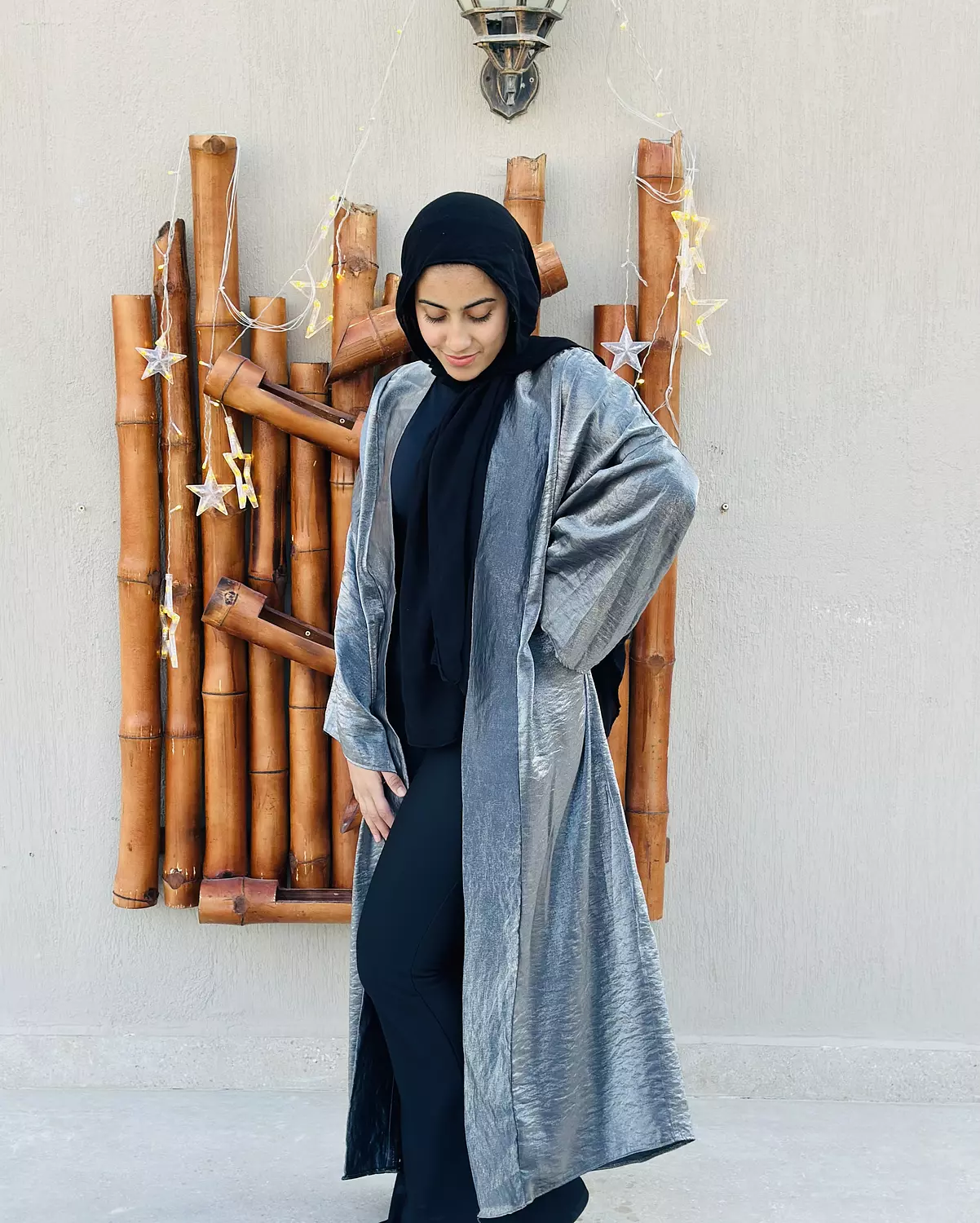 Shimmery Cardigan - Silver 2