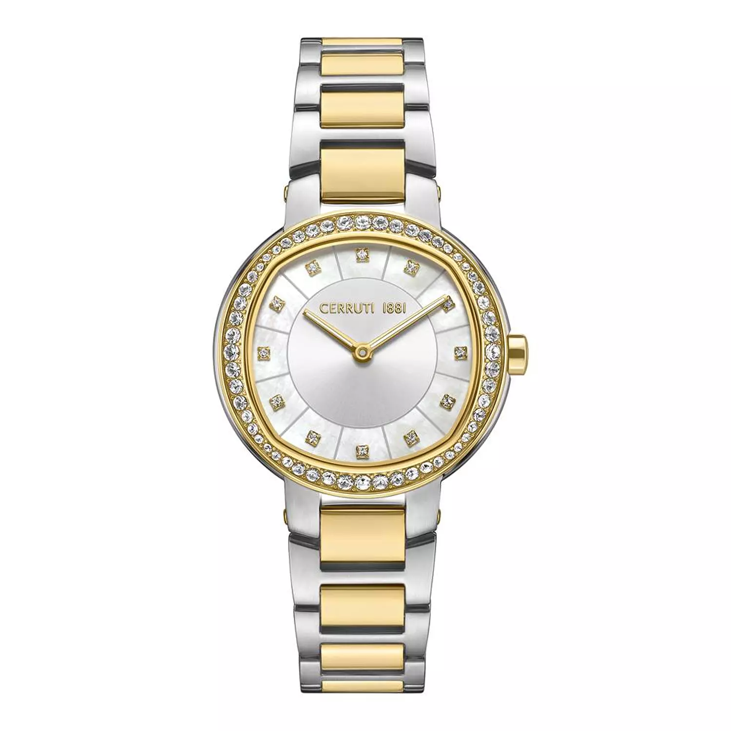 Cerruti 1881 Two-Tone Gold Diamond Watch CIWLG0086504 image