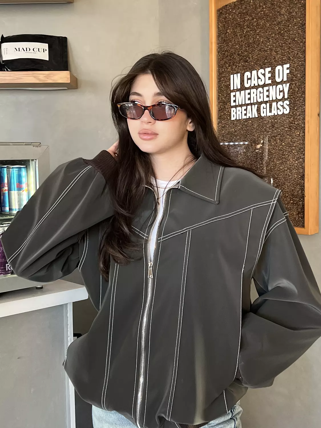 loose leather jacket 6