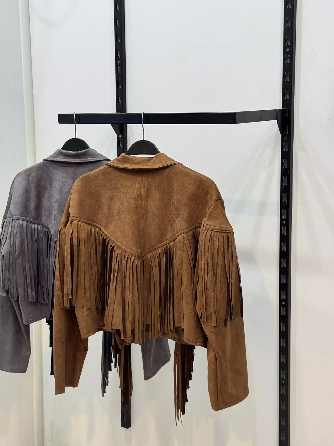 Fringed suede winter jacket  11