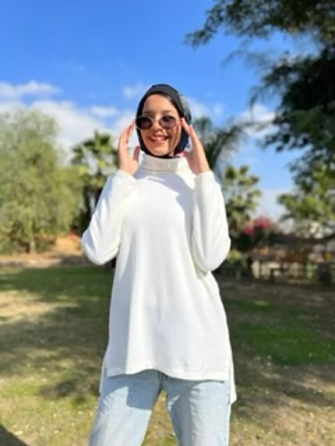 Off-white basic knit wool top 4