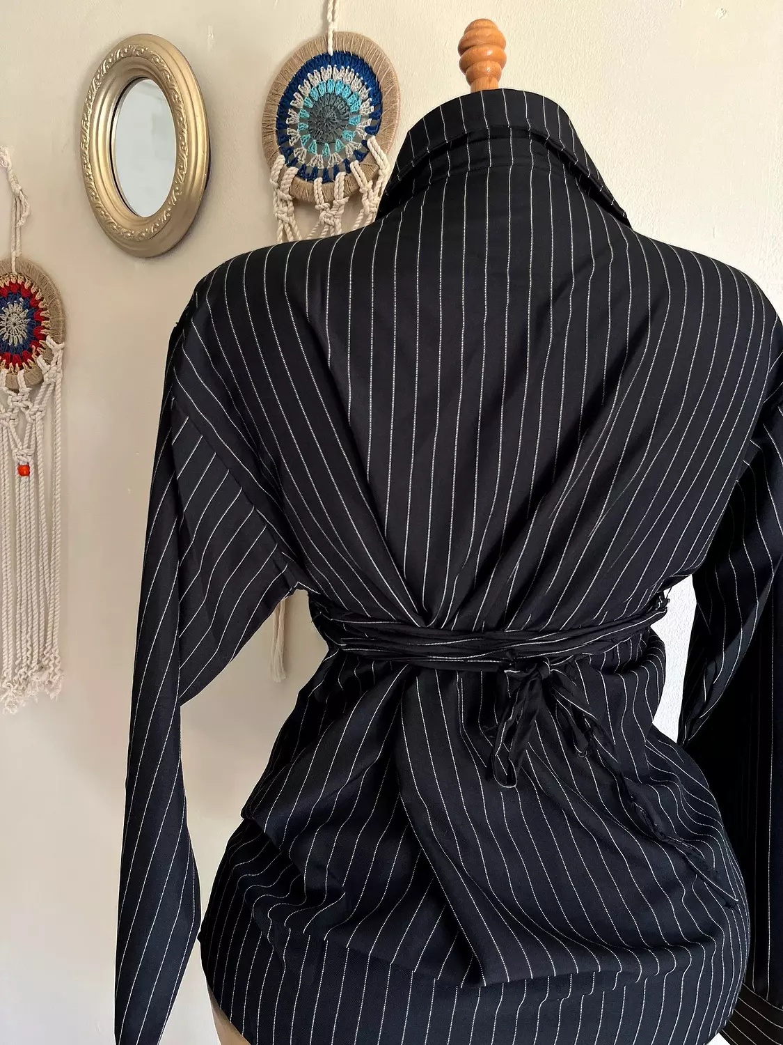 Corset stripe chemise 7