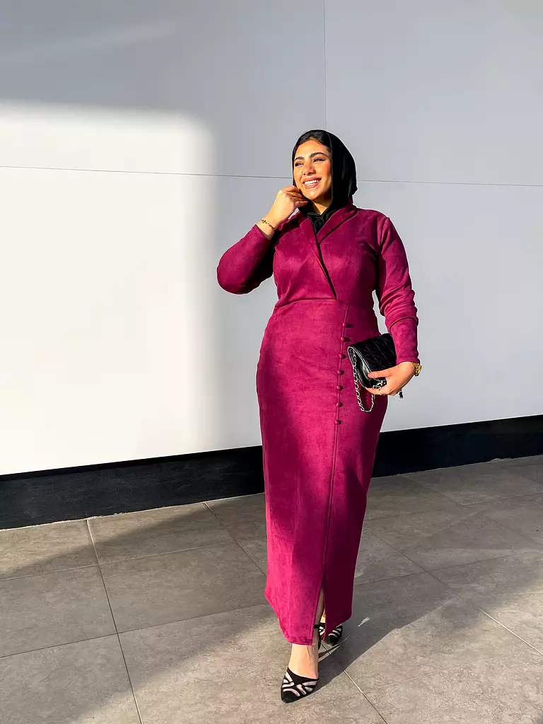 Blazer Dress (Burgundy color)