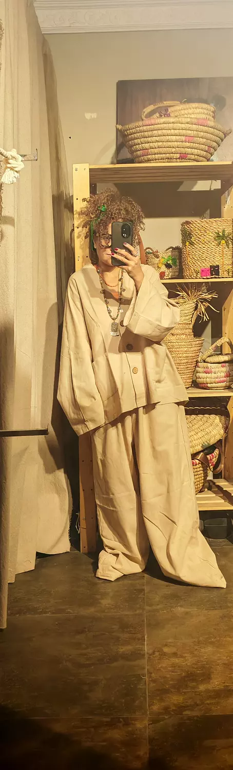 boho linen suit 7