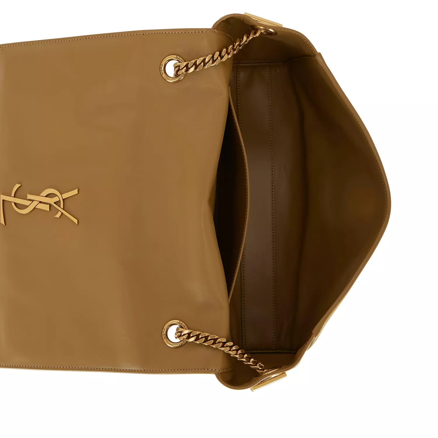 Saint Laurent Kate Reversible Shoulder Bag, crafted from leather that reverses hover image