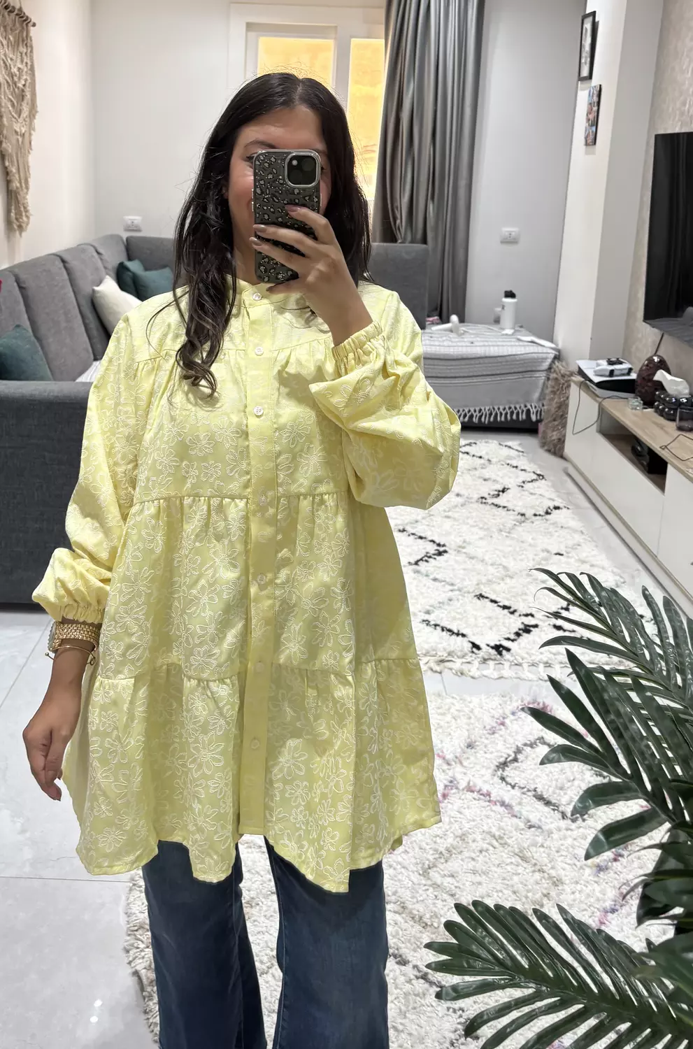 Ruffled Floral Blouse 💛 9