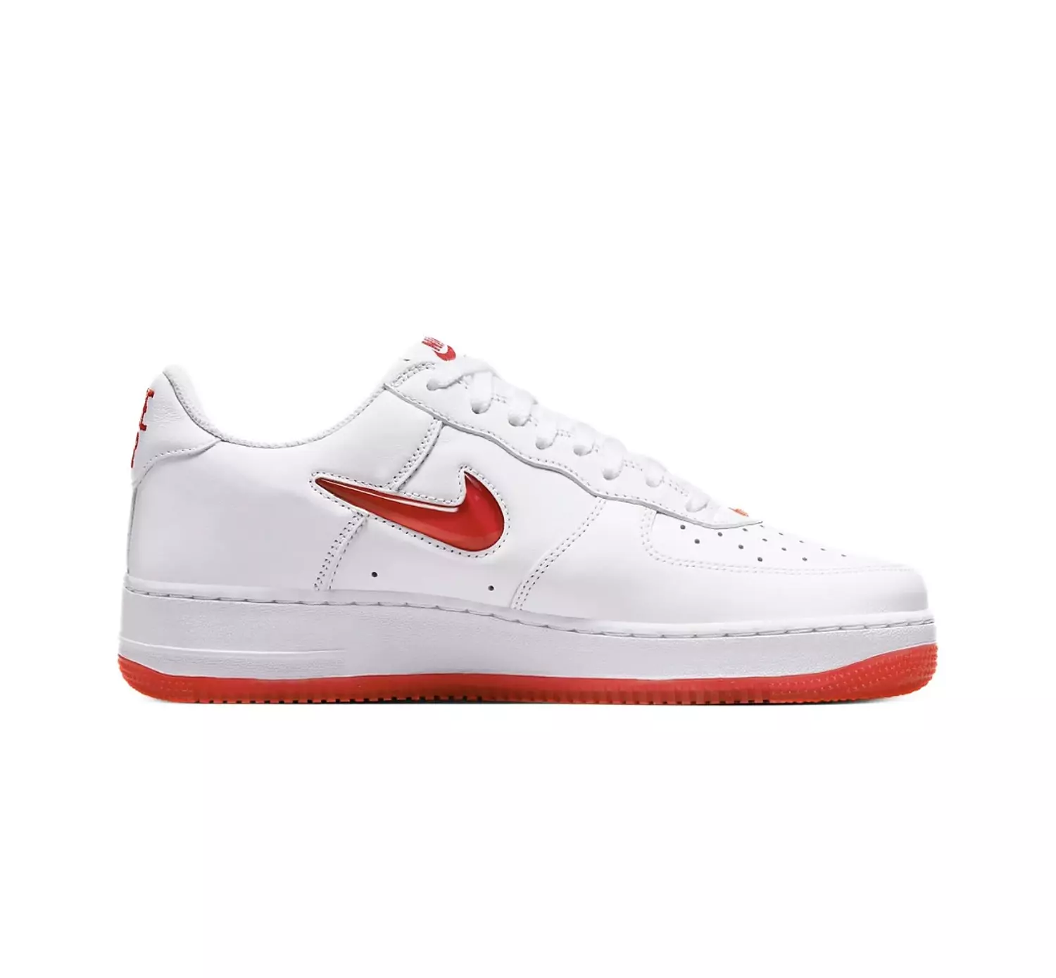 Air Force 1 Jewel 'Color of the Month - White University Red' image