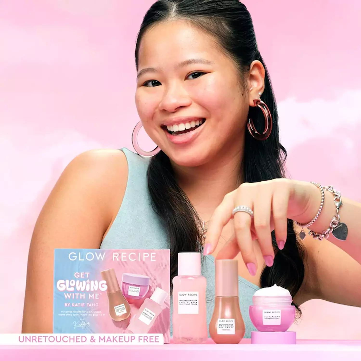 Glow Recipe Get Glowing With Me™ Kit by Katie Fang with Hue Drops Tinted Serum 1