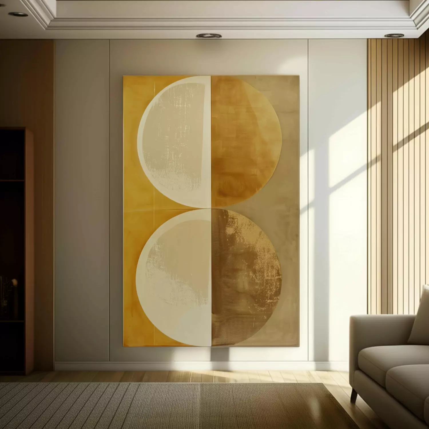 Printed Canvas Wall Art – Size 120×80 cm (P.G012) image