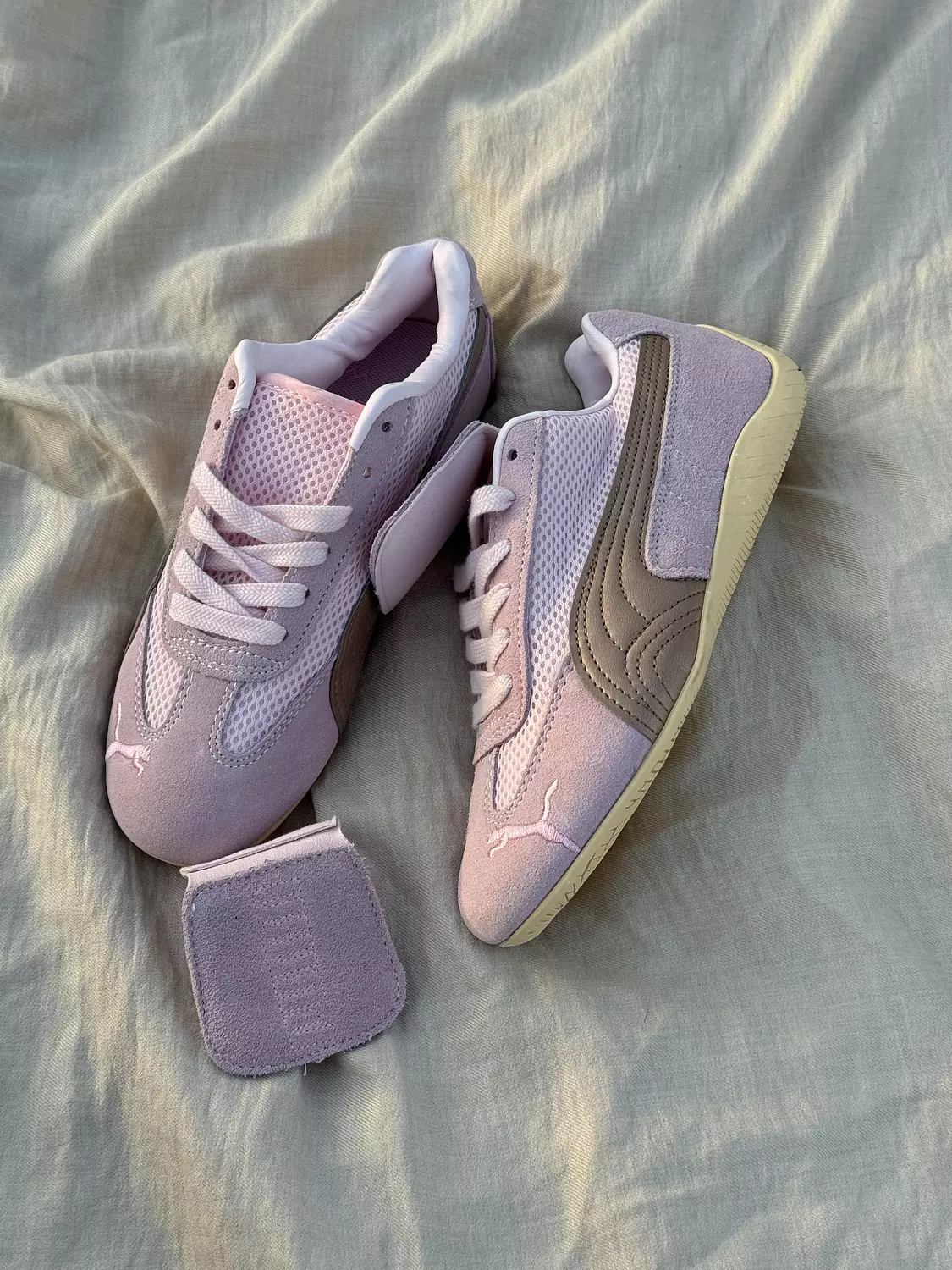 Puma Speedcat X Open YY 'Whisper Of Pink/Chamomile'. 4
