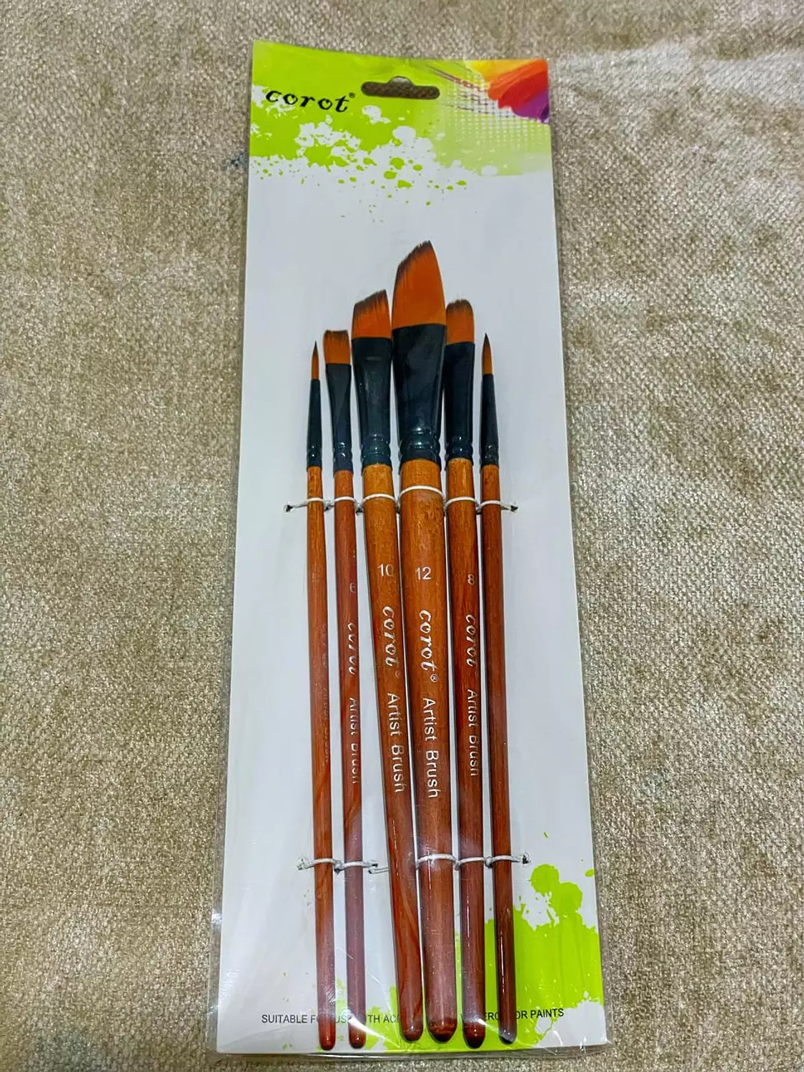 Mix brushes set (6 pieces) image