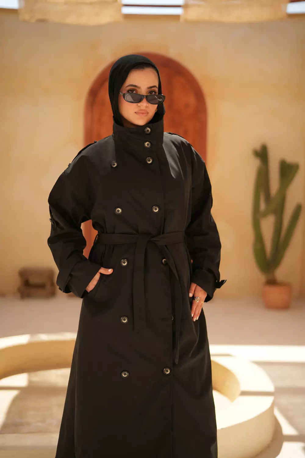 coat gabardine 3 button  3