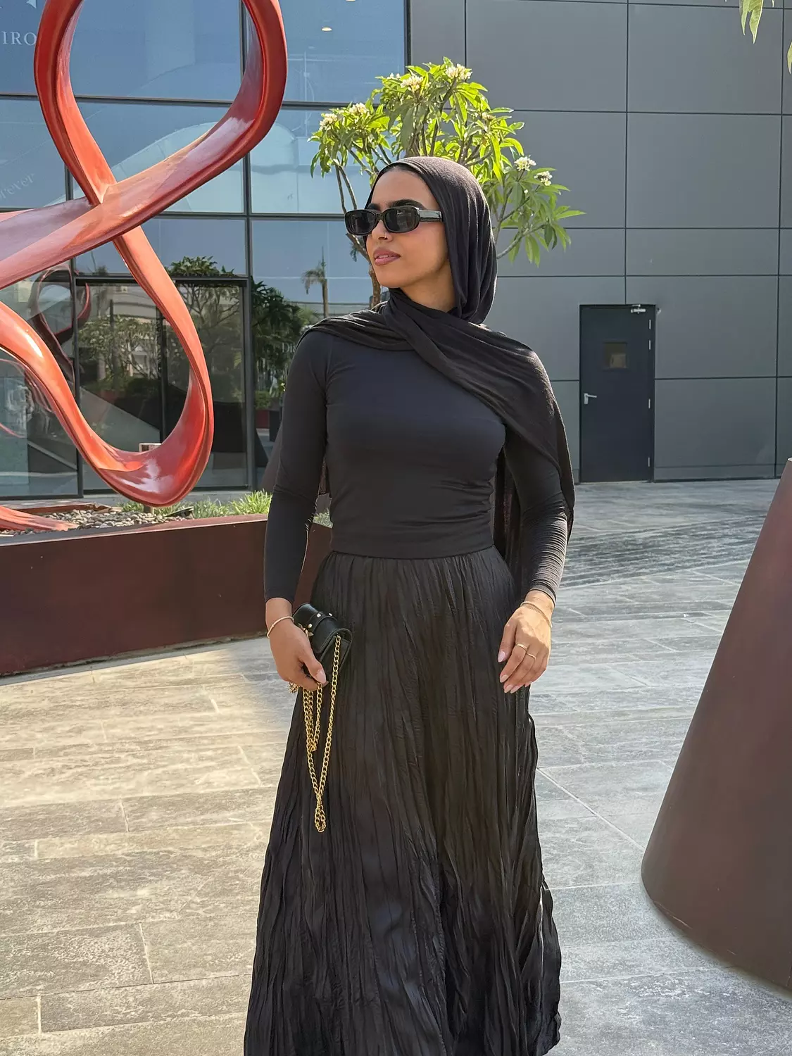 Sofia Skirt in Black image