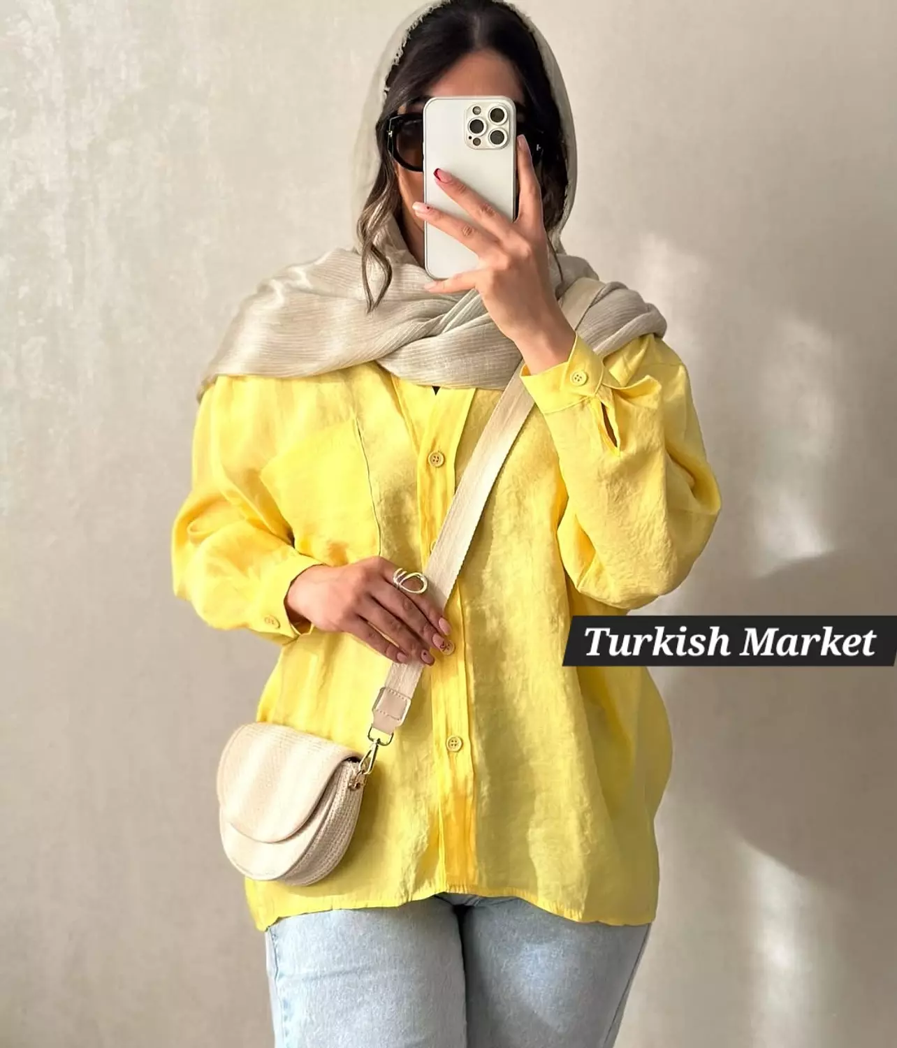 Yellow Oversize Fabia Shirt hover image
