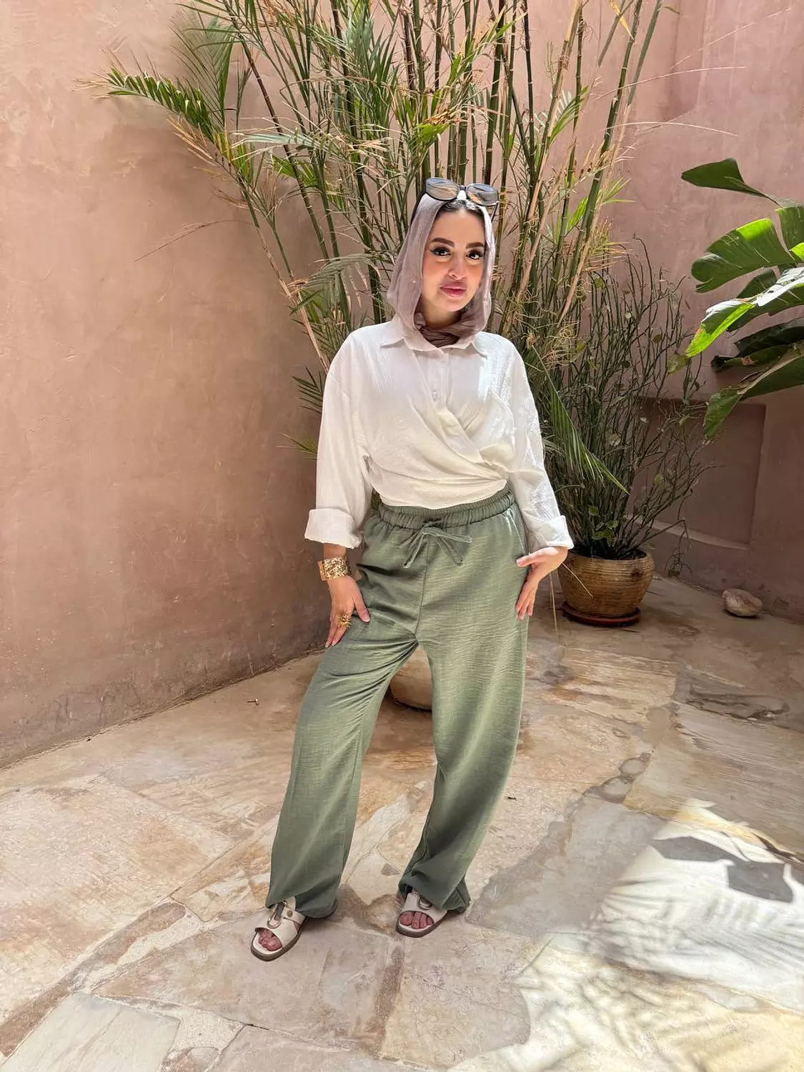 Pure linen pants  2
