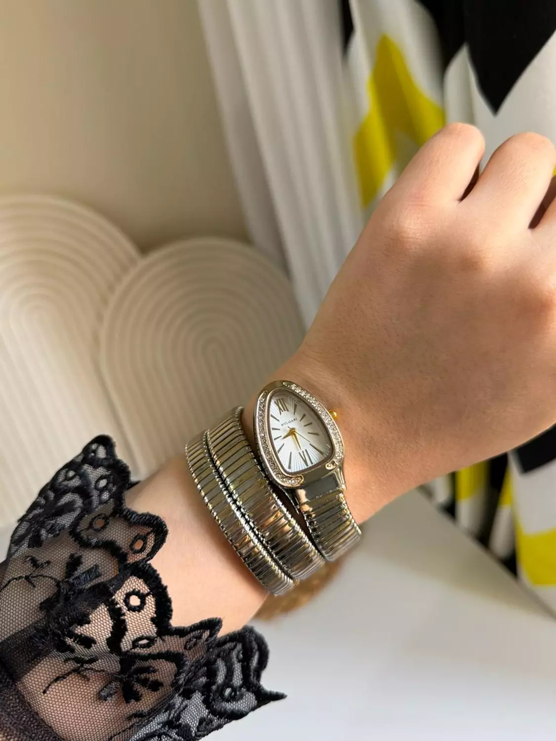 Silver bavlgari  image