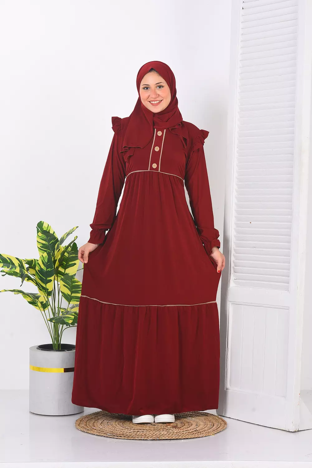 عبايه فيزون اطفالي (Code 2352) image