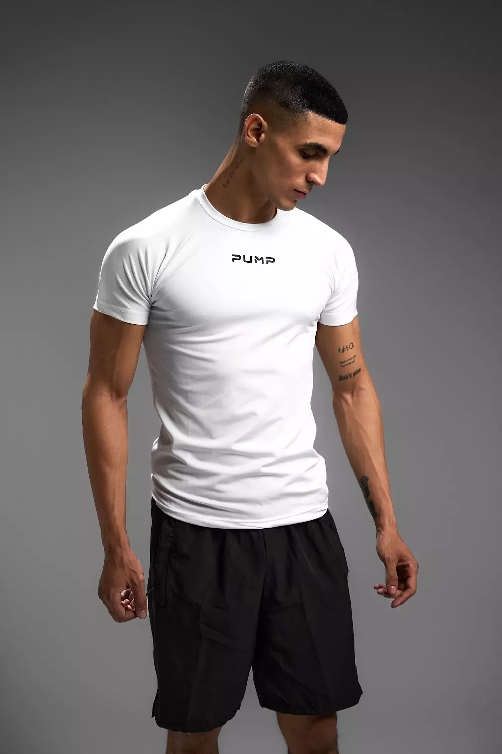 SUPERVILLAIN COMPRESSION TEES-white 5