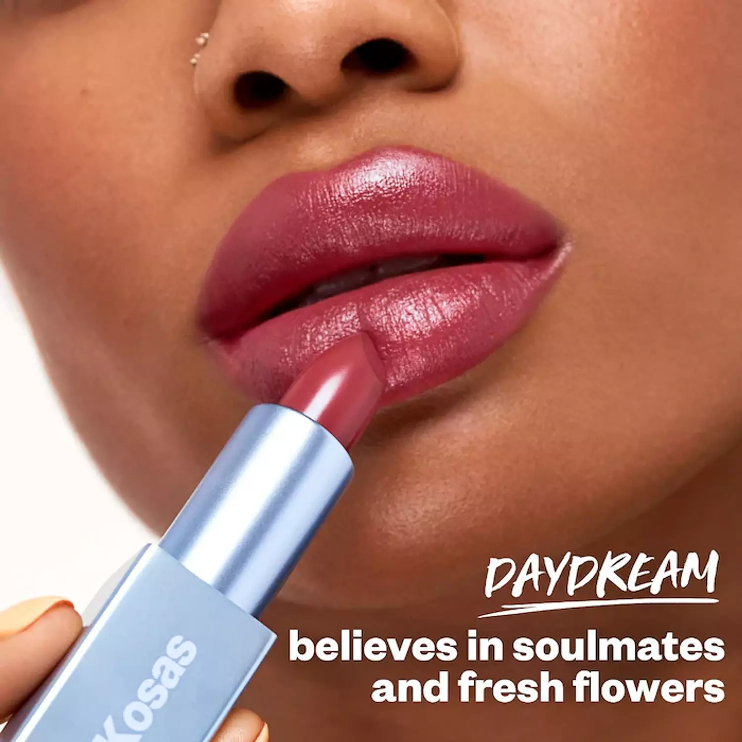 Kosas  Weightless Lip Color Nourishing Satin Lipstick Daydream - cool pink 1