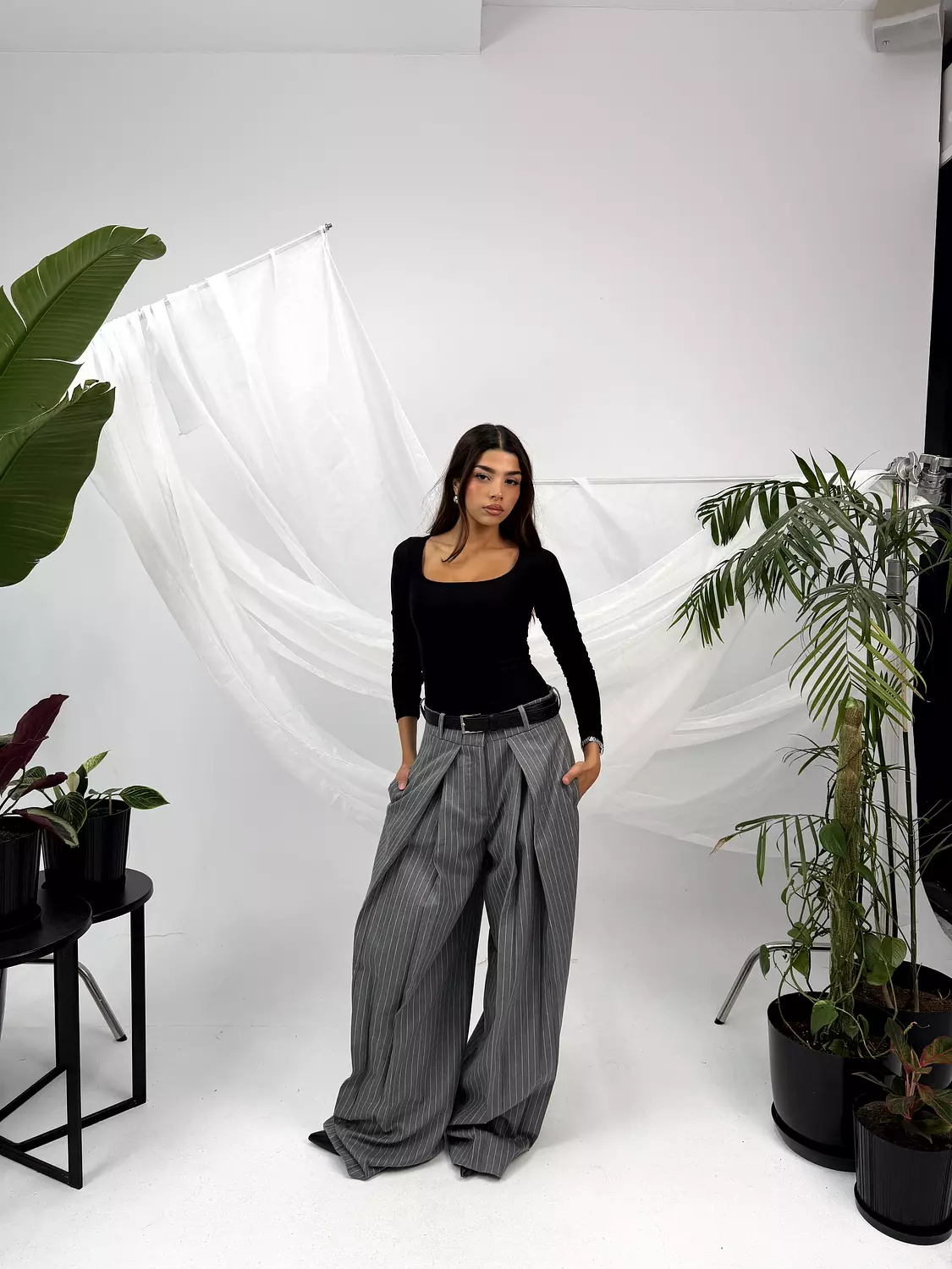 Stripped Tailored Pants 21