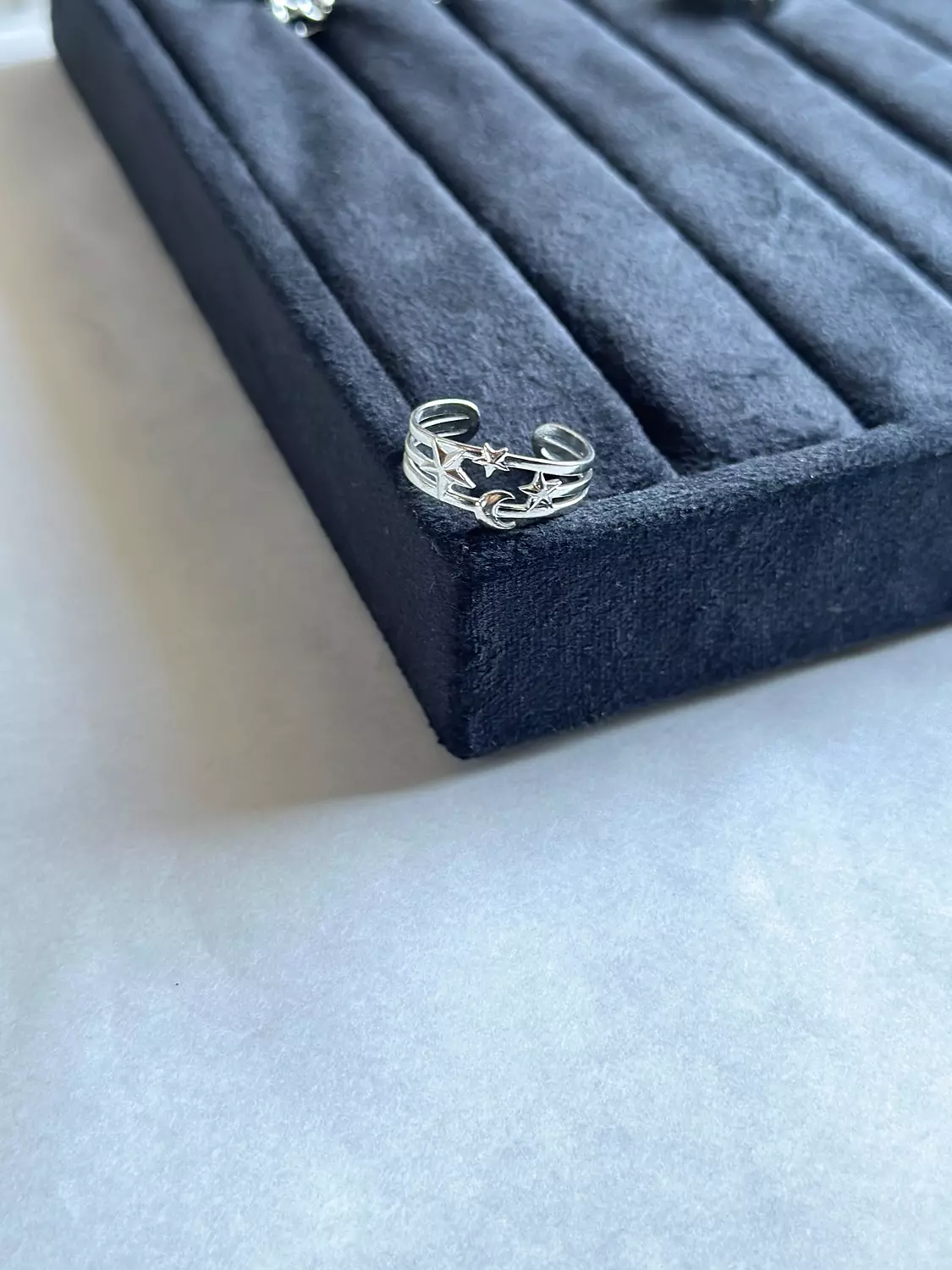 Star Moon Silver Ring image