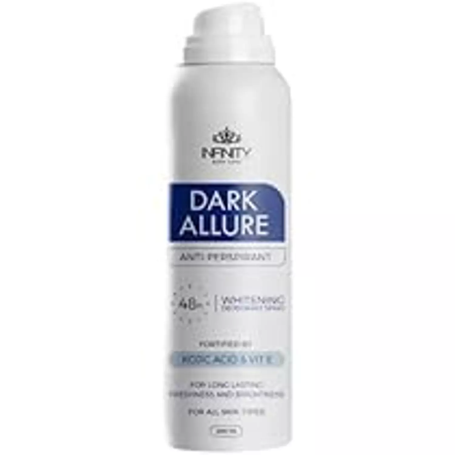 INFINITY DARK ALURE ANTI-PERSPIRANT WHITENING DEODORANT SPRAY 200 ML  image